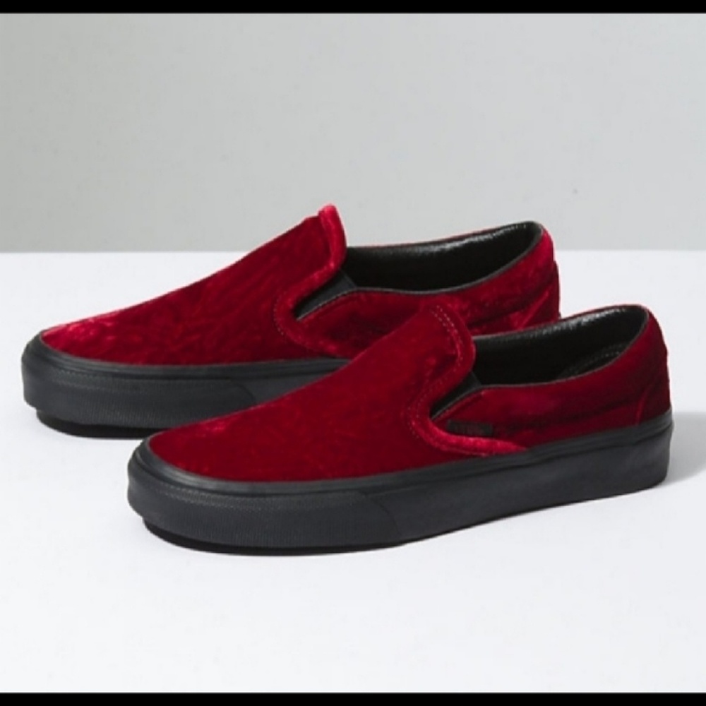 Red Velvet Van's Slip On